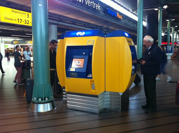 Автоматы по продаже билетов в Голландии