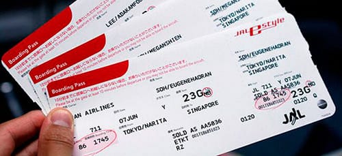 билет на самолет