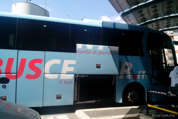 Автобус, Buscenter, голубой автобус, Италия, bus, blue bus